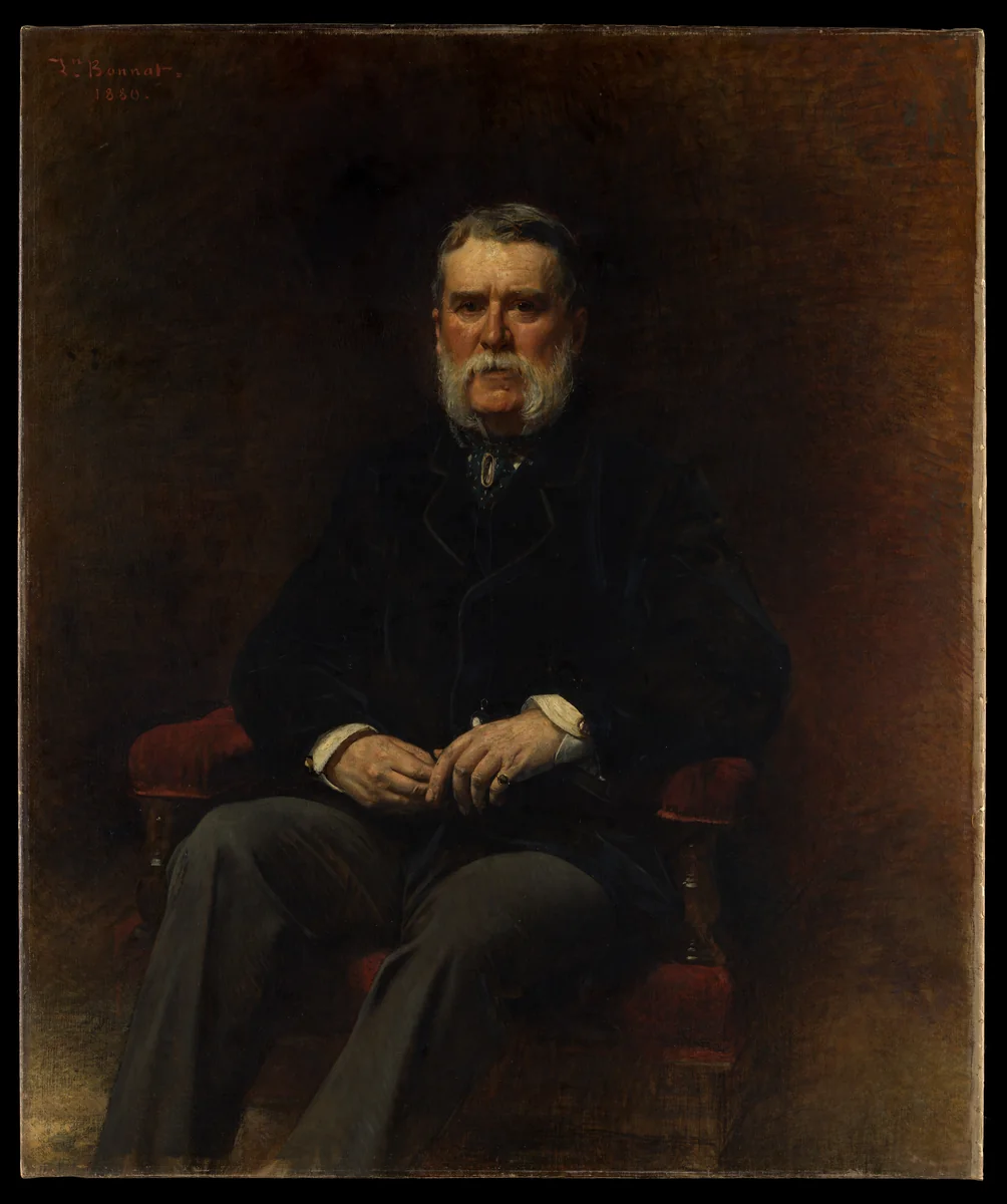 John Taylor Johnston (1820–1893) by Léon Bonnat, painting, 1880