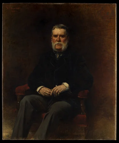 John Taylor Johnston (1820–1893) by Léon Bonnat, painting, 1880