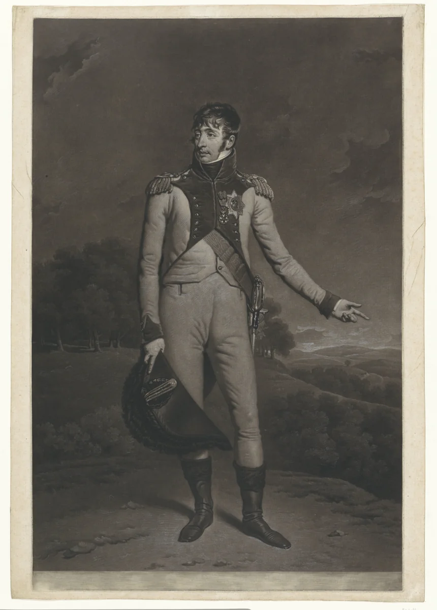 Portret van Lodewijk Napoleon, Koning van Holland by Charles Howard Hodges, print, 1809-1837