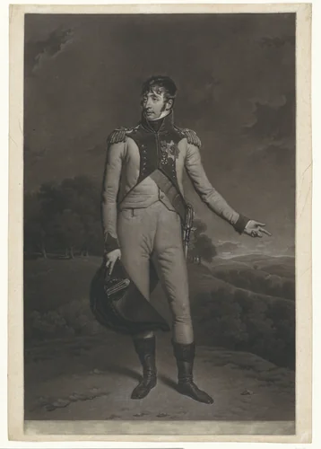 Portret van Lodewijk Napoleon, Koning van Holland by Charles Howard Hodges, print, 1809-1837