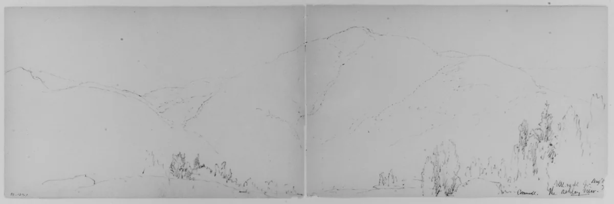 Cornwall, 1871 (from Sketchbook) by Daniel Huntington, artwork, 1870