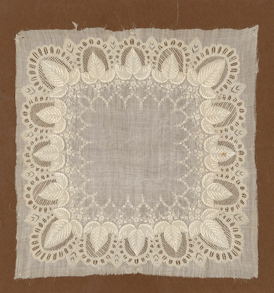 Handkerchief by France, textile, 1801-1900