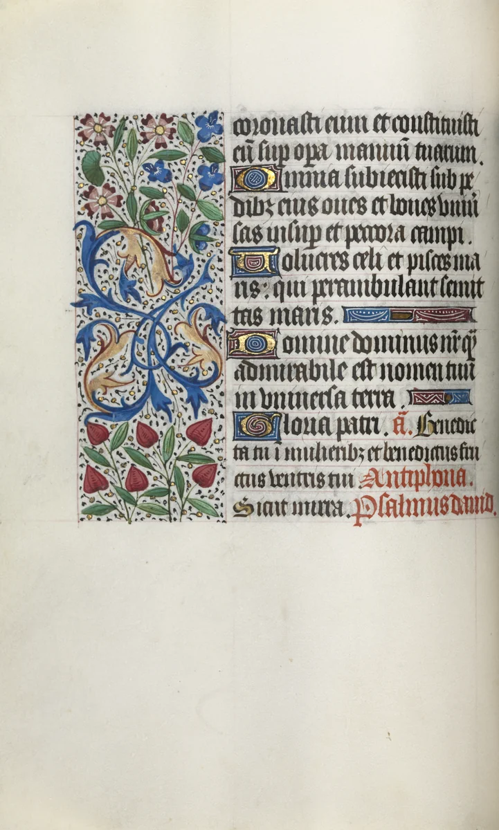 Book of Hours (Use of Rouen): fol. 31v by Master of the Geneva Latini, book, 1465-1475
