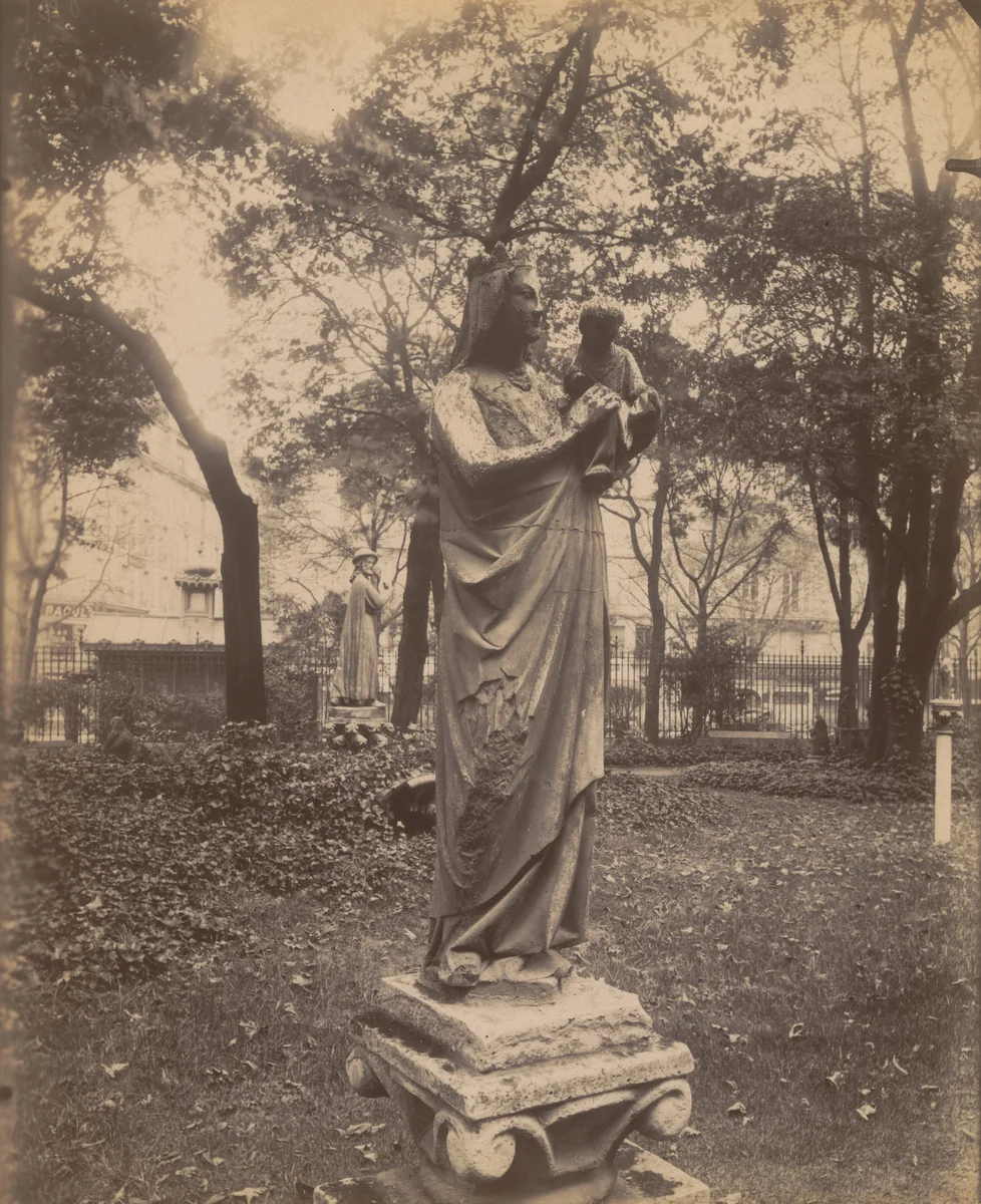 Jardin de Cluny by Eugène Atget, photograph, 1911