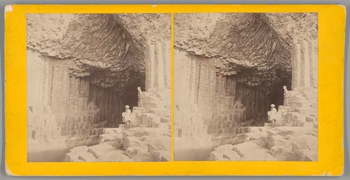 Fingal's Cave by Artist Unknown, photograph, 1850-1880