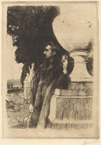 Robert de Montesquiou by Albert Besnard, print, 1899