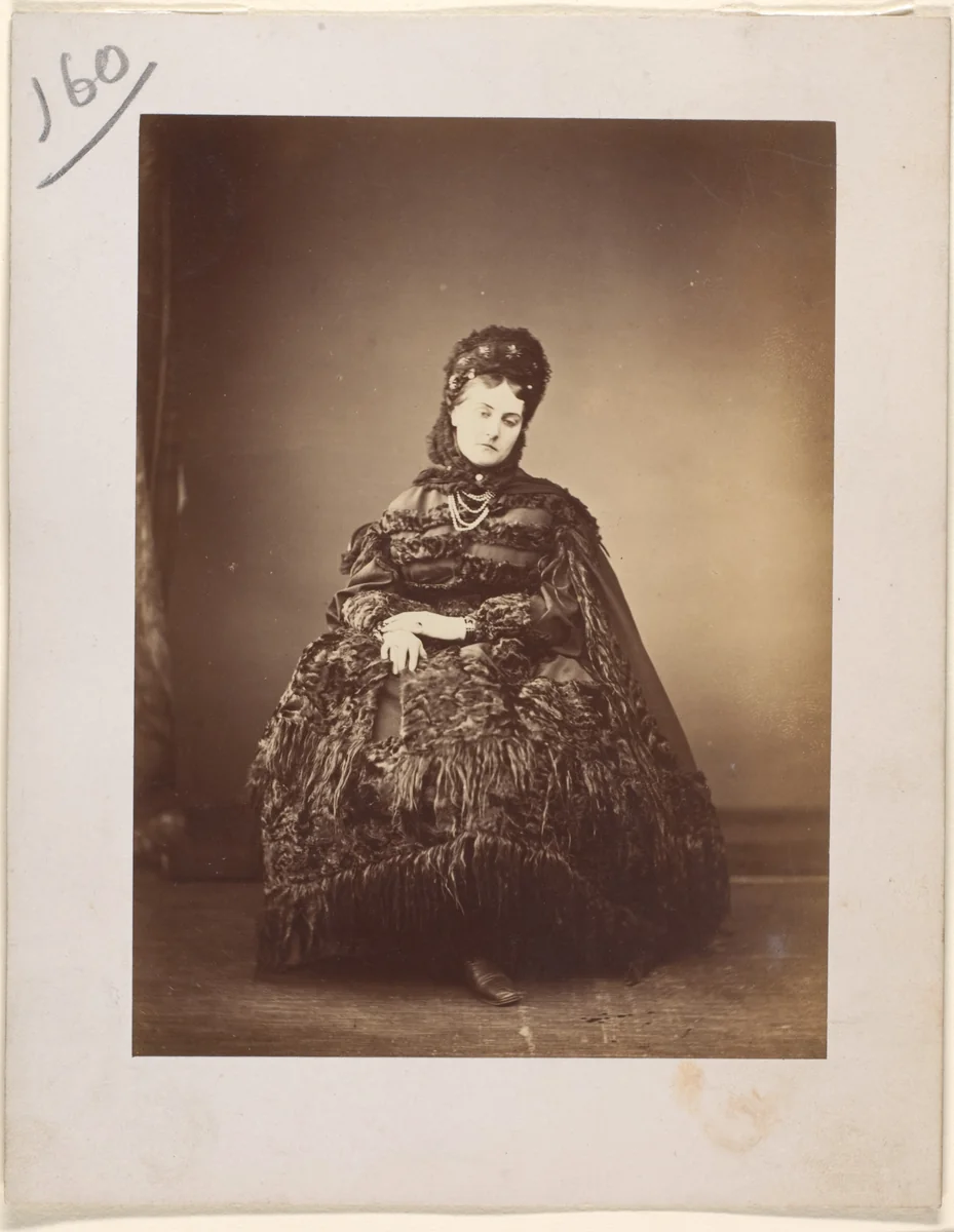 Le Caracul (L'Astrakhan) by Pierre-Louis Pierson, photograph, 1860-1869