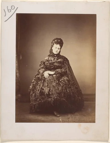 Le Caracul (L'Astrakhan) by Pierre-Louis Pierson, photograph, 1860-1869