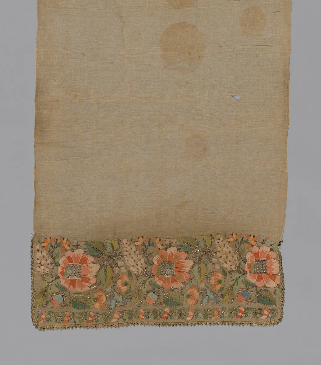 Towel or Napkin by Turkey, textile, 1801-1900