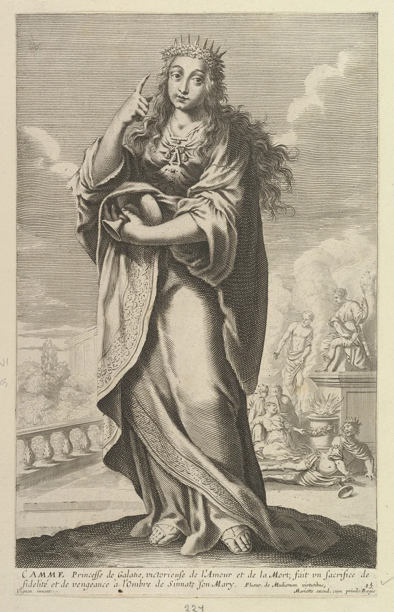 Camme by Gilles Rousselet, print, 1647