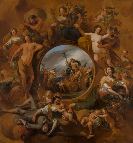 Allegory of Autumn by Nicolaes Pietersz Berchem, painting, 1670