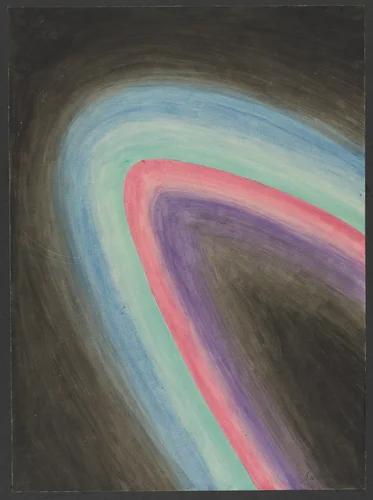 Colored Rhythm: Study for the Film by Léopold Survage, drawing, 1913
