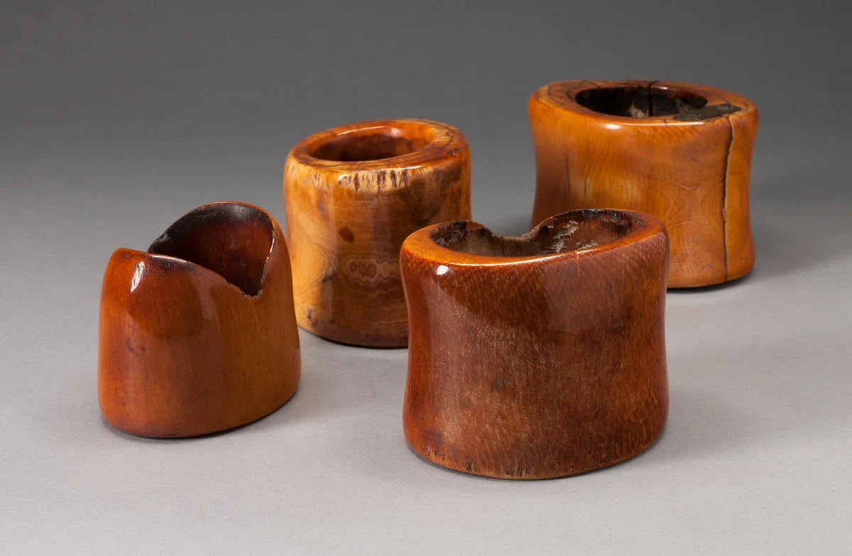 Four Bracelets by Igbo Nigeria Coastal West Africa, metalwork, 1801-1899