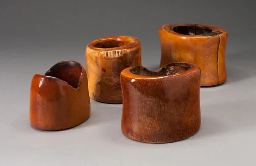 Four Bracelets by Igbo Nigeria Coastal West Africa, metalwork, 1801-1899