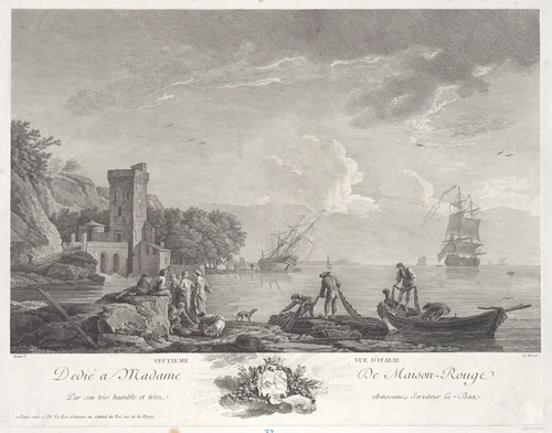 Seventh View of Italy by Joseph Vernet, print, 1765-1775