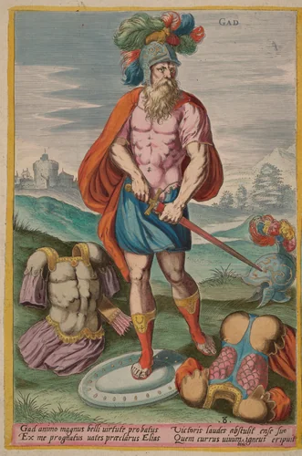 Gad by Jan Sadeler I, portfolio, 1585