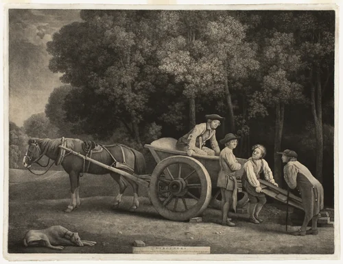 Labourers by George Stubbs, print, 1789