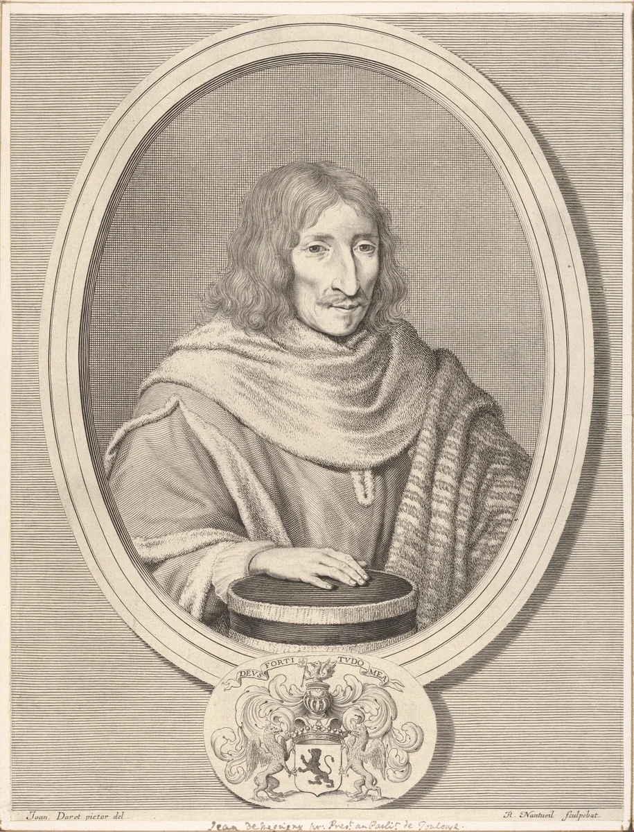 Jean de Mesgrigny by Robert Nanteuil, print, 1647-1657