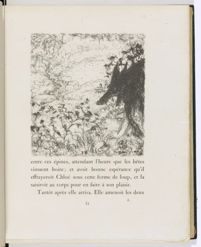 In-text plate (page 43) from Daphnis et Chloé by Pierre Bonnard, illustrated book, 1902