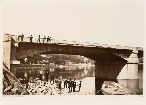 Pont de la Mulatiere by Edouard Baldus, photograph, 1860-1862