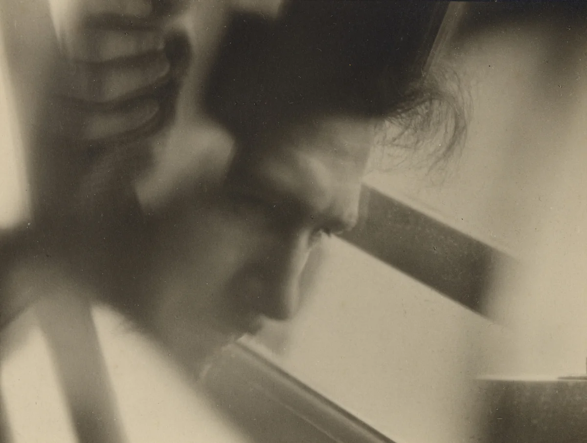 Vortograph of Ezra Pound by Alvin Langdon Coburn, photograph, 1916