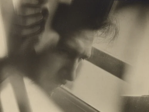 Vortograph of Ezra Pound by Alvin Langdon Coburn, photograph, 1916