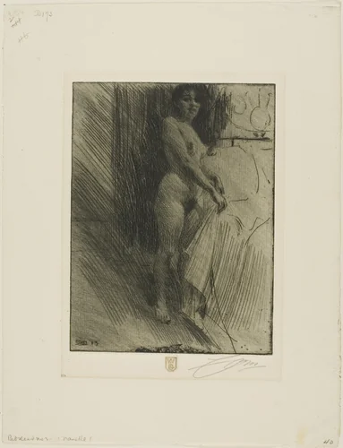 Nanette by Anders Zorn, print, 1903