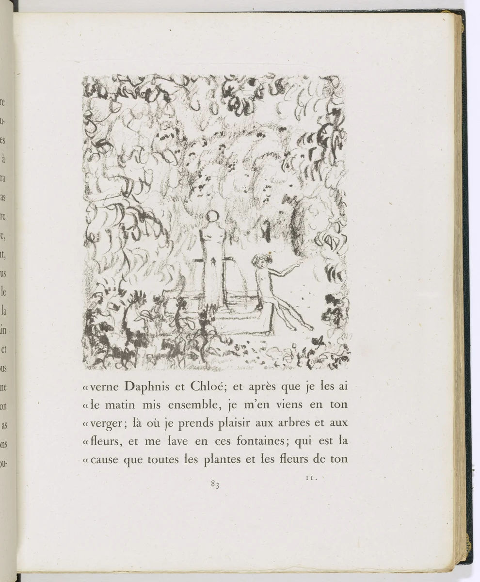 In-text plate (page 83) from Daphnis et Chloé by Pierre Bonnard, illustrated book, 1902