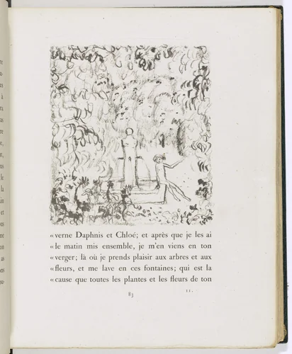 In-text plate (page 83) from Daphnis et Chloé by Pierre Bonnard, illustrated book, 1902