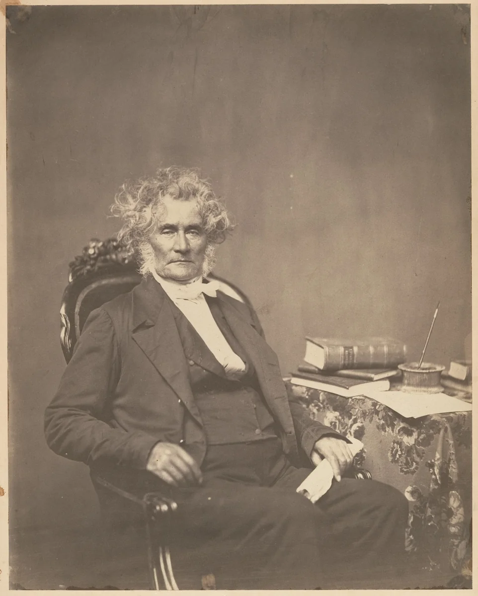 Peter Force by Mathew Brady, photograph, 1856-1860