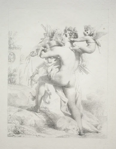 Grasp All, Lose All by Pierre Guérin, print, 1811-1821