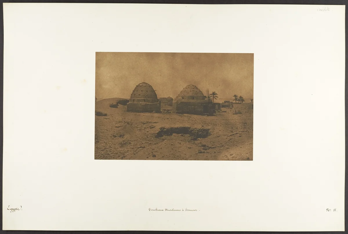 Tombeaux Musulmans à Herment by Maxime Du Camp, photograph, 1849-1850