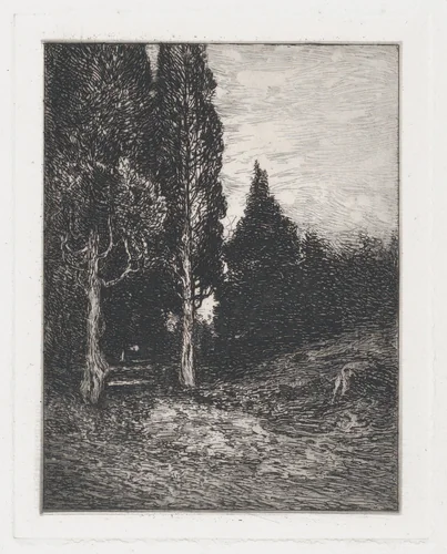 Landscape by Frank Anderson, print, 1875-1891