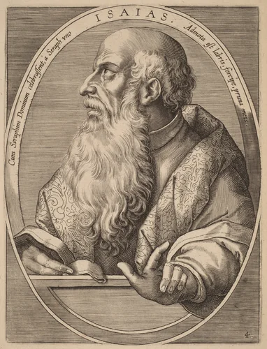Isaias by Theodor Galle; Jan van der Straet, print, 1613