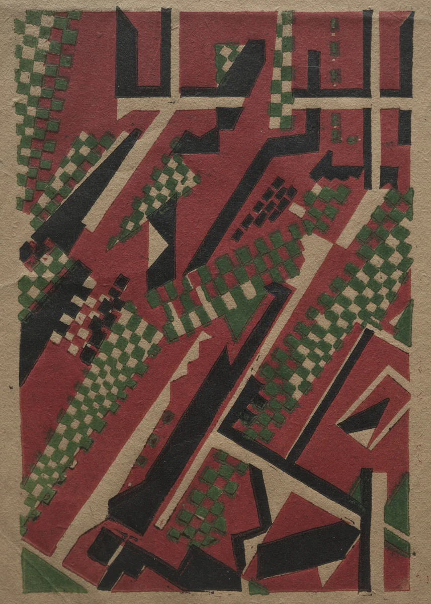 The Open Window by Edward Wadsworth, print, 1909-1919