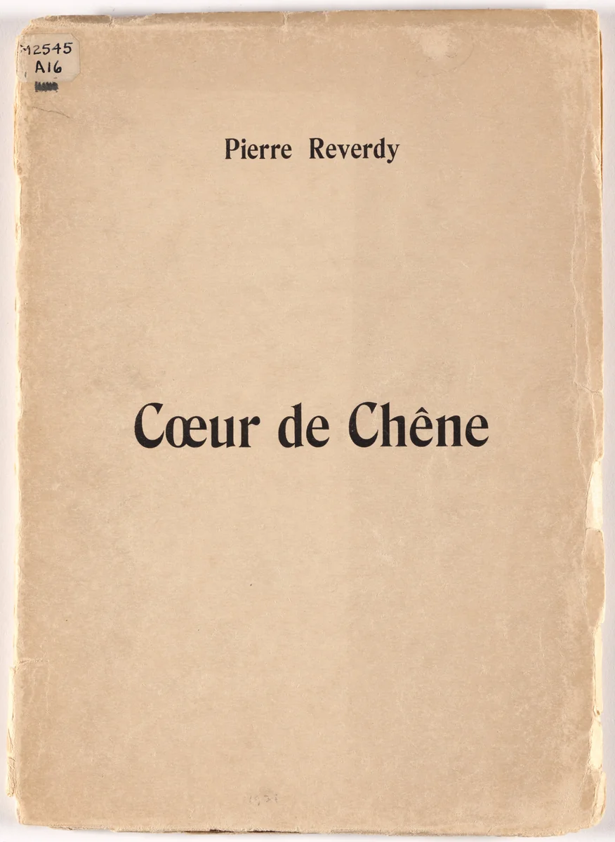 Coeur de chêne by Manolo Martínez Hugué, illustrated book, 1921