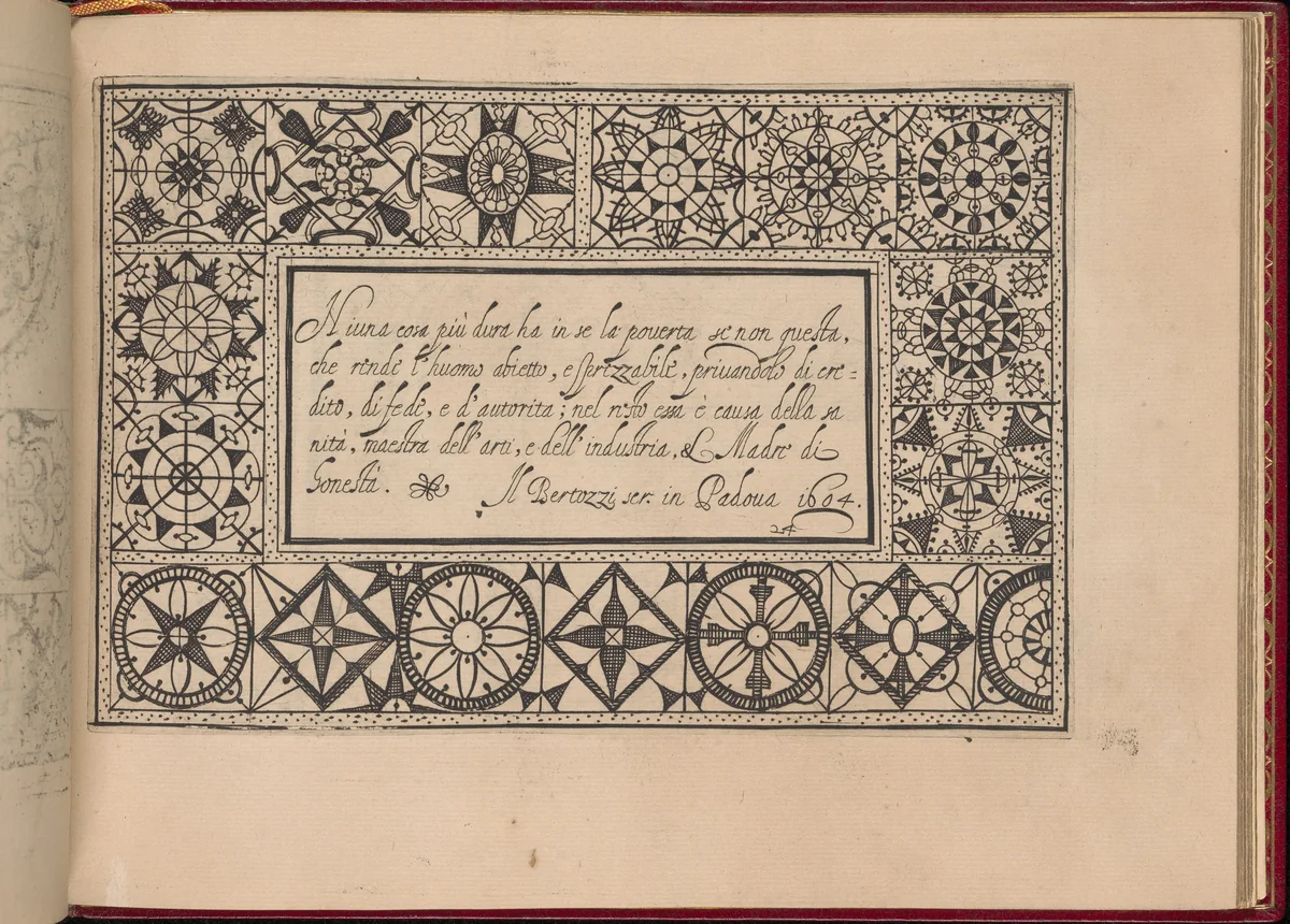 Ghirlanda: Di sei vaghi fiori scielti da piu famosi Giardini d'Italia, page 32 (recto) by Pietro Paulo Tozzi, book, 1604