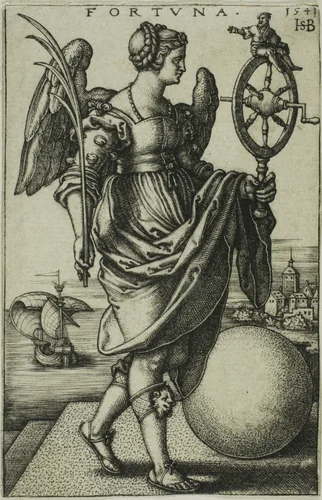 Fortune by Sebald Beham, print, 1541