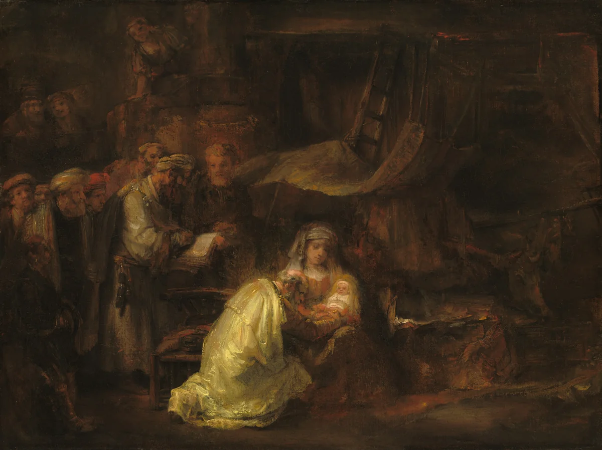 The Circumcision by Rembrandt van Rijn, painting, 1661