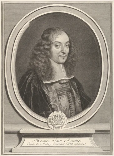 Jean Rouillé by Gérard Edelinck, print, 1702
