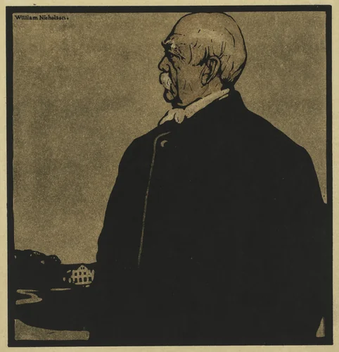 Twelve Portraits: Prince Bismark by William Nicholson, print, 1899