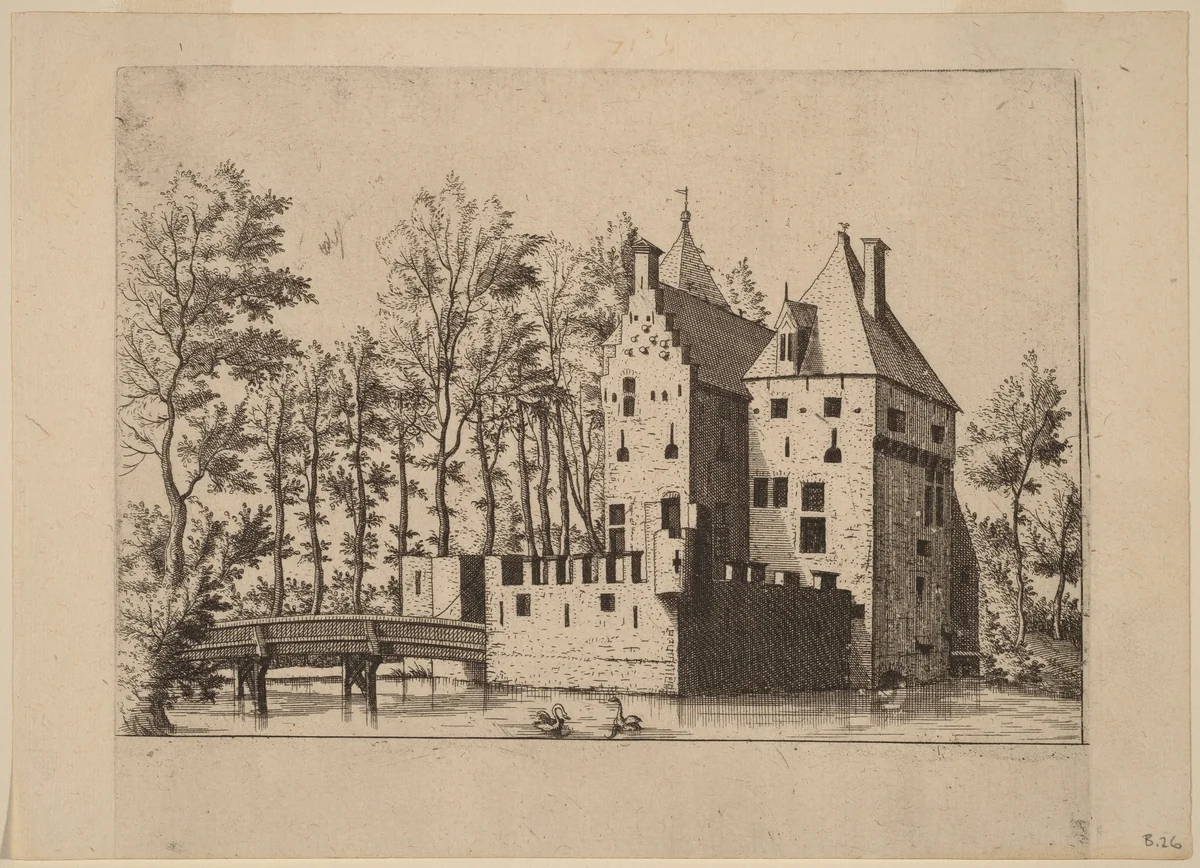 Castle with Lift-Bridge by Lucas van Doetechum
Johannes van Doetechum the Elder
Master of the Small Landscapes, print, 1605