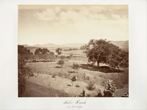 Steel's Ranch, San Luis Obispo by Carleton E. Watkins, photograph, 1876