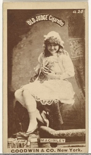 Maginley, from the Actors and Actresses series (N171) for Old Judge Cigarettes by Goodwin & Company, photograph, 1886-1890