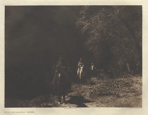Portfolio I, Plate 37: Out of the Darkness-Navaho by Edward Curtis, other, 1904