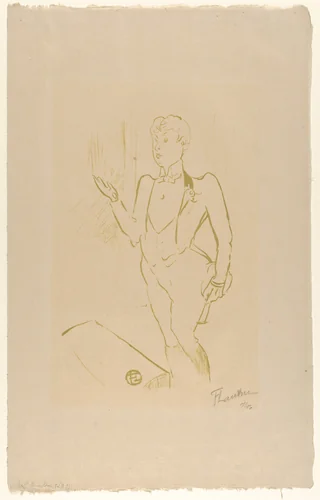 Mary Hamilton (from Le Café Concert) by Henri de Toulouse-Lautrec, print, 1893