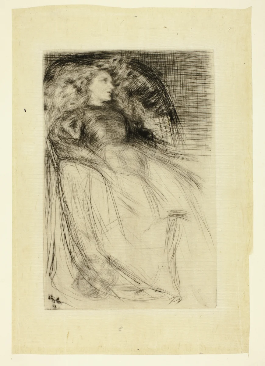 Weary by James McNeill Whistler, print, 1863