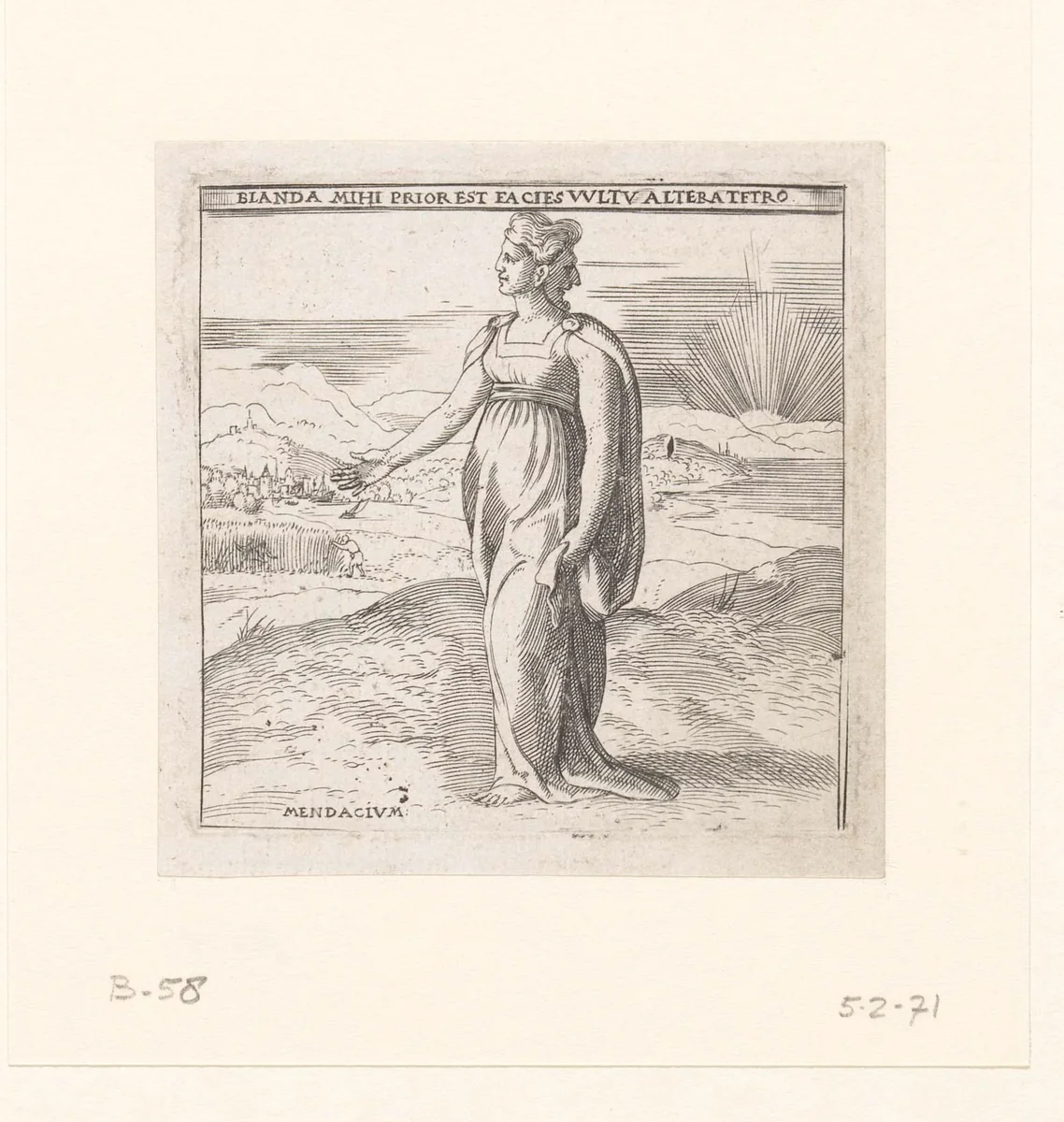 Ontrouw by Unknown, print, 1533-1567