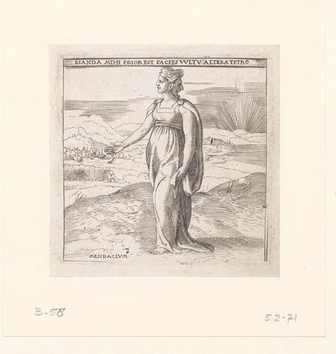 Ontrouw by Unknown, print, 1533-1567