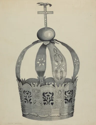 Silver Crown (Crown of the Holy Ghost) by Ethel Dougan
Tulita Westfall, index of american design, 1937